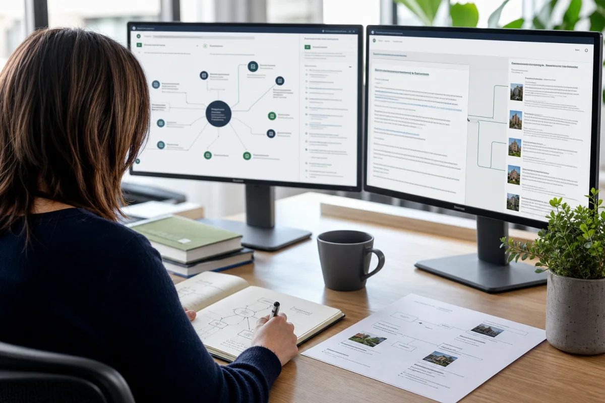 Prüfung von Website-Inhalten, Entitäten und Quellen für KI-Systeme